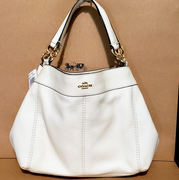 Coach Handbags - SOLD*****COACH Small Lexy Crossbody Chalk White